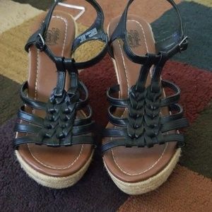 NWOT Faded Glory wedge sandals